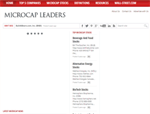 Tablet Screenshot of microcapleaders.com
